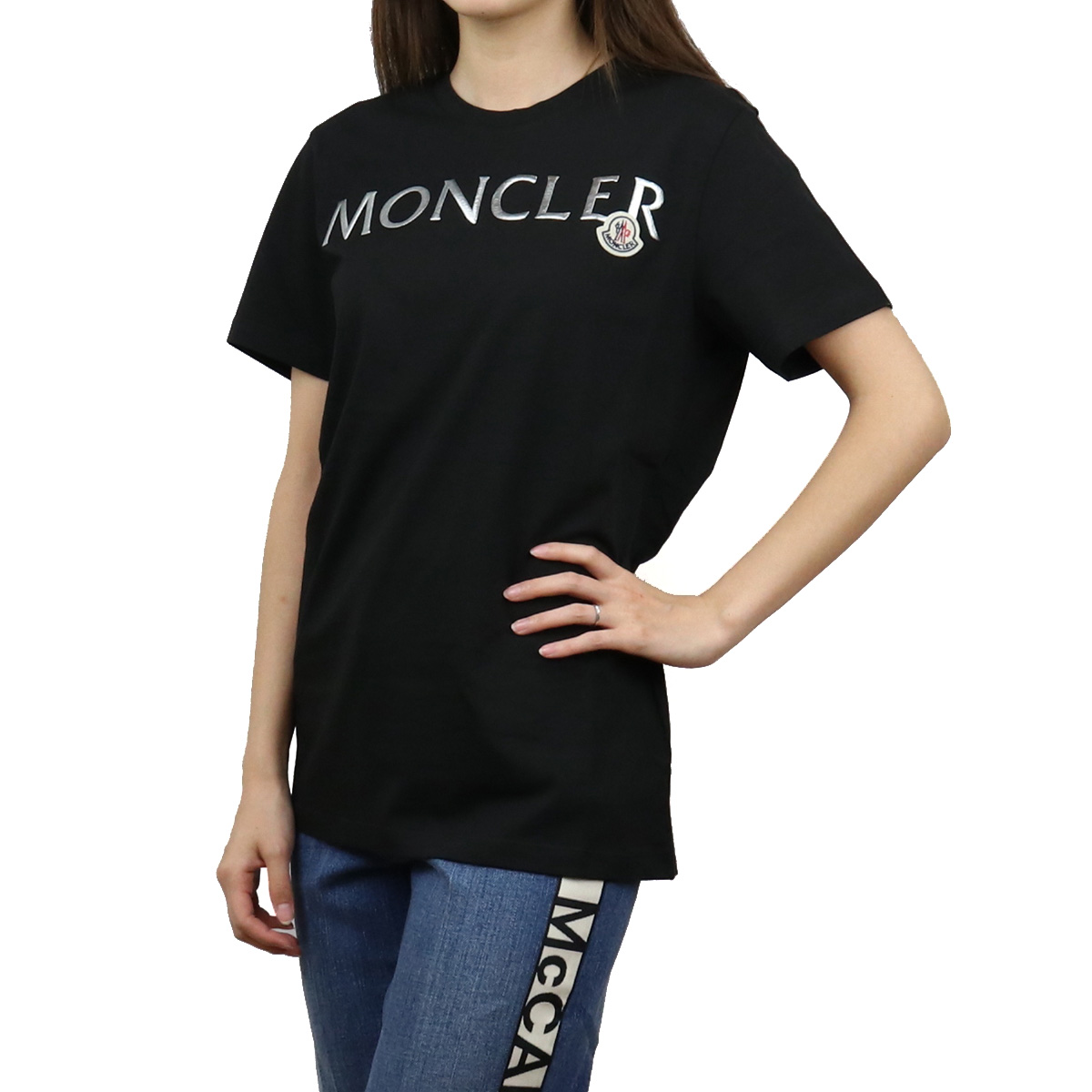 モンクレール Moncler レディース シャツ ブランドtシャツ ブランドロゴtシャツ 8c T Shirt Girocol V8094 999 ブラック Bos 10 Ts 01 Apparel 01 Fmcholollan Org Mx