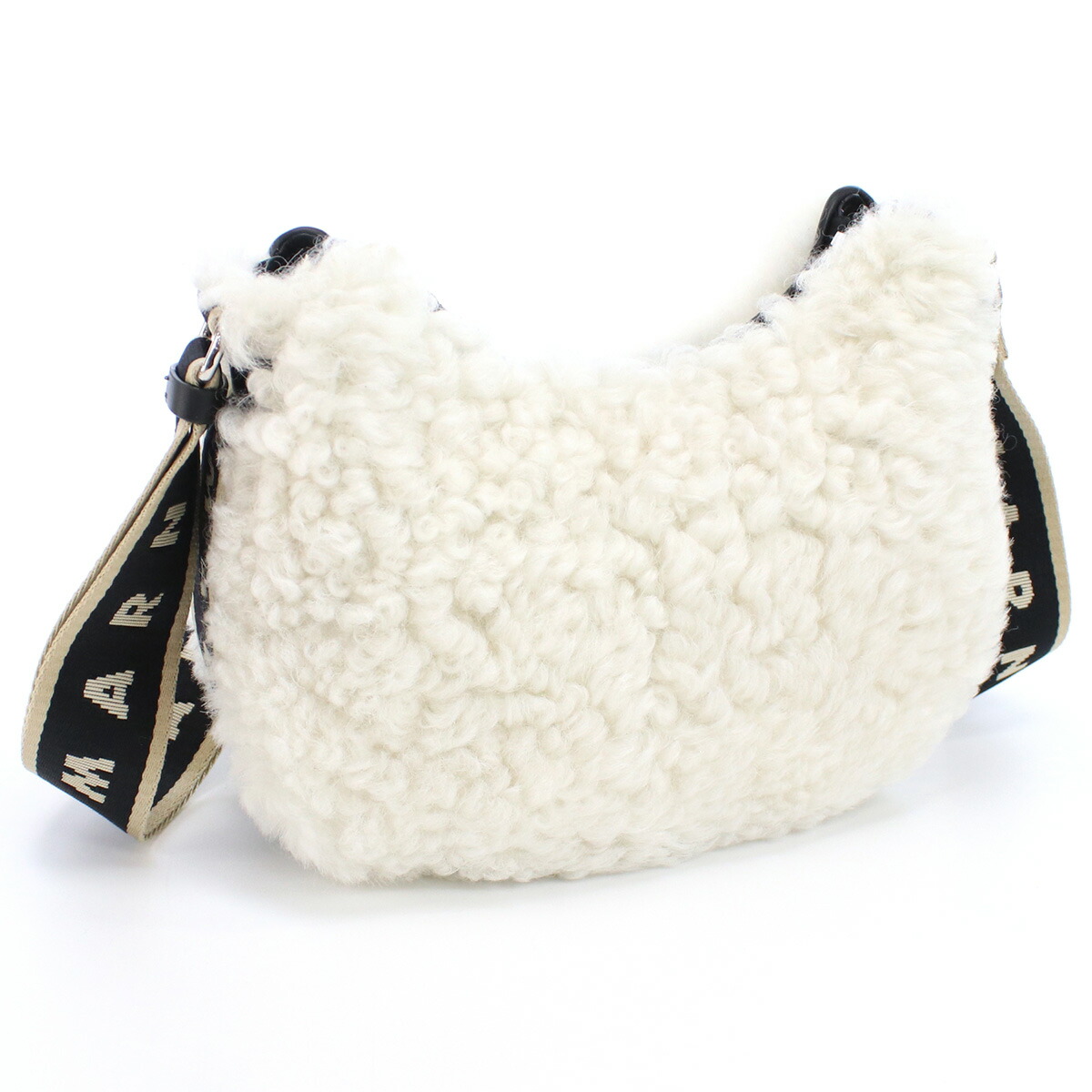 楽天市場】MARNI マルニ DEPOT NANO ボア×レザー チェーン ショルダー