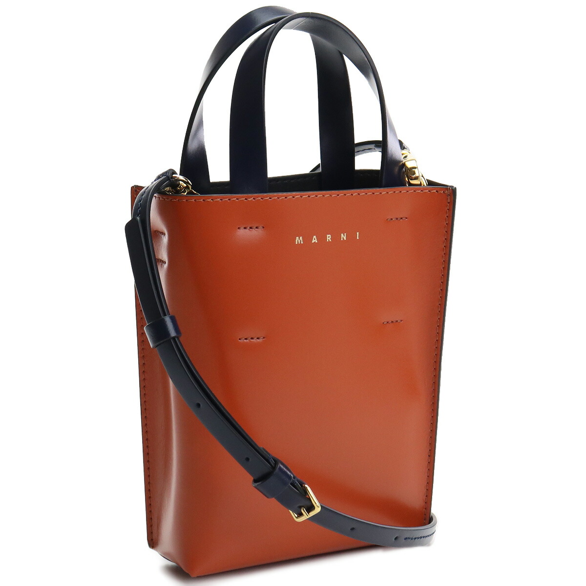 マルニ Marni ハンドバッグ ブランドバッグ ブランドロゴ ブランドハンドバッグ Shmp0050y0 Lv639 Z2o49 ブラウン系 Bag 01 Bluewaterwells Com