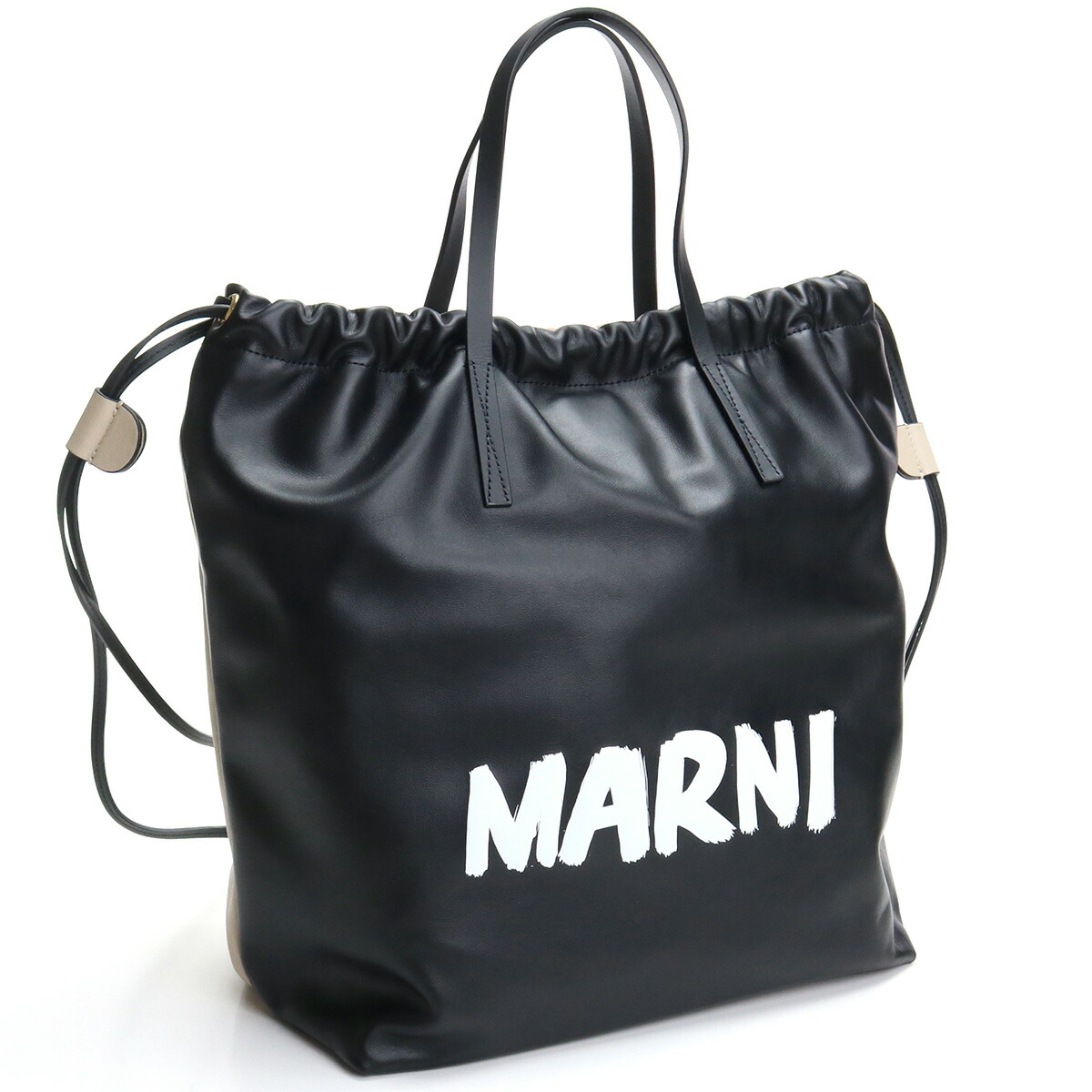 21aw新作 マルニ Marni リュック ハンドバッグ ブランドバッグ ブランドロゴ Zamp0011q2 P0658 Zl170 ブラック Bos 22 Bag 01 Painfreepainrelief Com