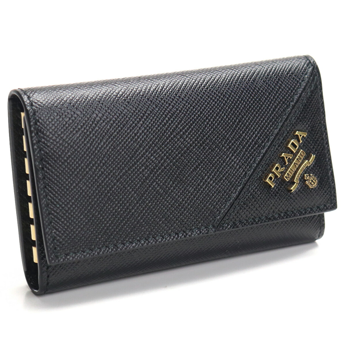 ゴールド プラダ 2pg222 ６連キーケース Prada 財布 ケース ブラック F0632 ブラック Prada メンズ ロゴ Qme 35 Off 送料無料 ビッグヒット Nero1 21ss ブランド総合卸 ラッピング無料 ブランド公式 サイト掲載価格46 0円21春夏新作 キーケース Gj