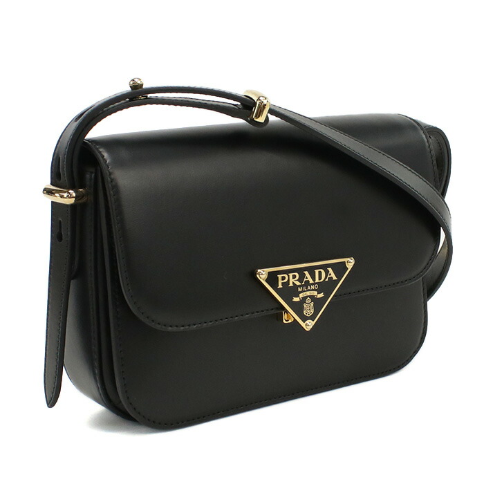 PRADA　バック Prada Green Grace Lux Leather Triangle Crossbody Bag 1BH190