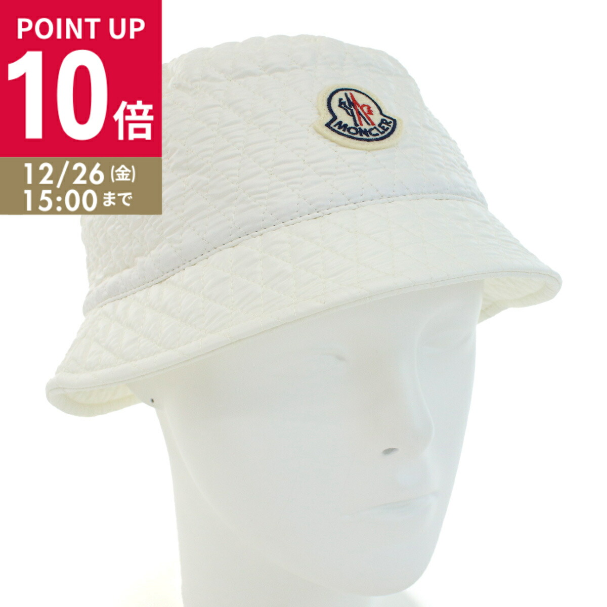 楽天市場】モンクレール 帽子 バケットハット ブラック レディース