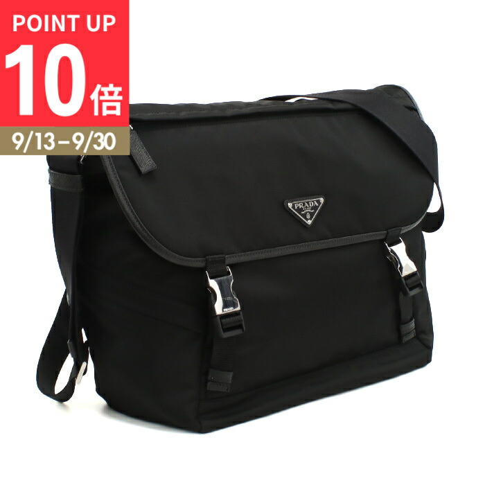 楽天市場】PRADA プラダ ショルダーバッグ メンズ ブラック
