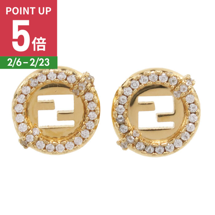 楽天市場】FENDI フェンディ ピアス O LOCK オーロック 8AH327 A44G