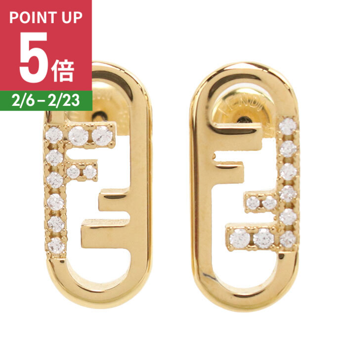 楽天市場】FENDI フェンディ ピアス O LOCK オーロック 8AH327 A44G