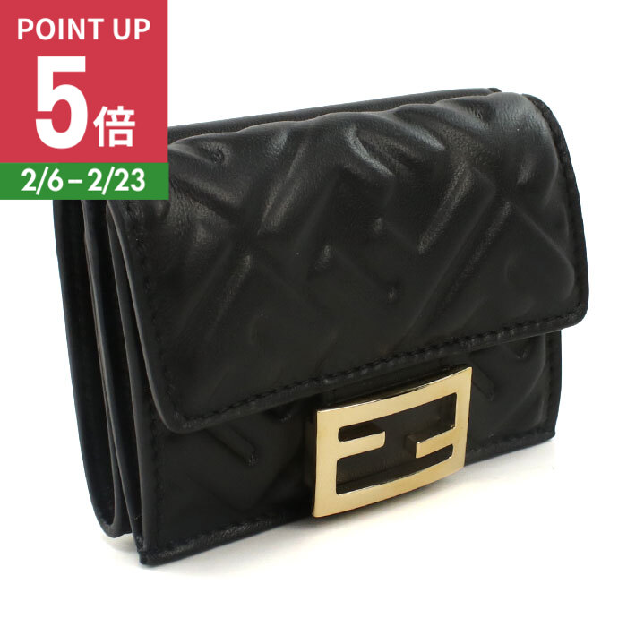 楽天市場】FENDI フェンディ 三つ折り財布 FFダイヤモンド 8M0480 ADYM