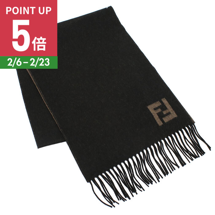 楽天市場】FENDI フェンディ マフラー FXS124 ALGS メンズ ウール FF柄