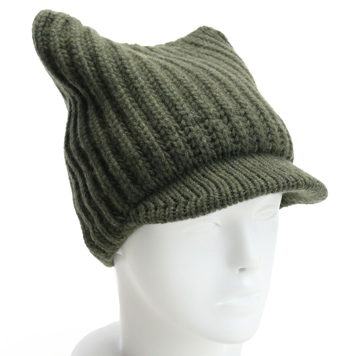 ステラマッカートニー Stella Mccartney レディース ニット帽 カシミヤニット ブランド ニット帽 S2273 30 カーキ Cap 01 Warm 02 60 以上節約