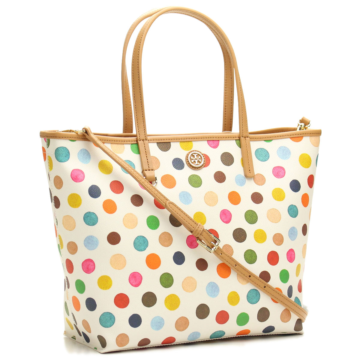 Hit The Total Brand Whole Tory Burch Kerrington Hit The Total Brand Whole Tory Burch Kerrington Tote Bag 21159541 996 Multidot White Series Multi Color Taxfree Send By