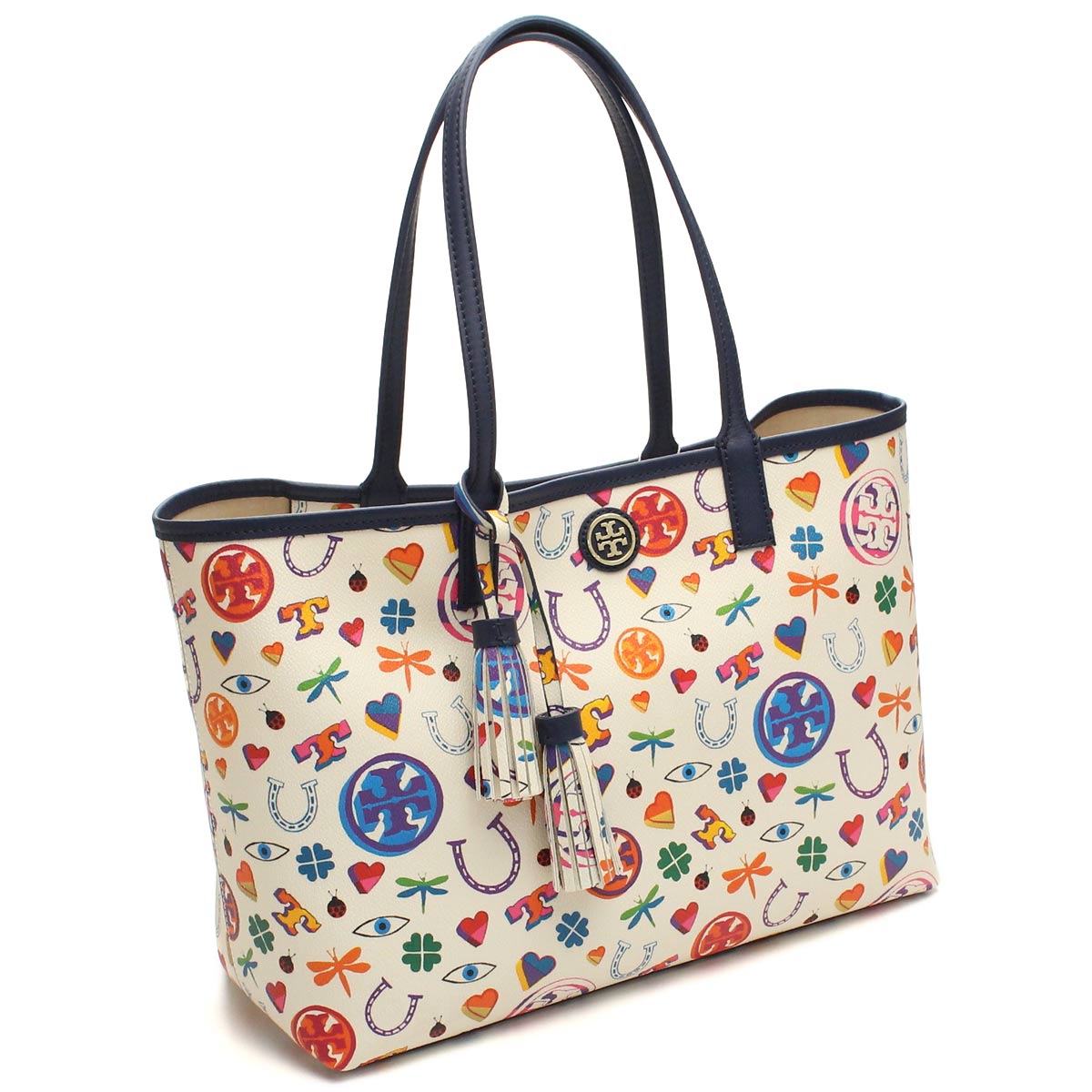 Hit The Total Brand Whole Tory Burch Tote Bag Hit The Total Brand Whole Tory Burch Tote Bag 41149508 960 New Ivory Luck Print White Series Multi Color Taxfree Send By