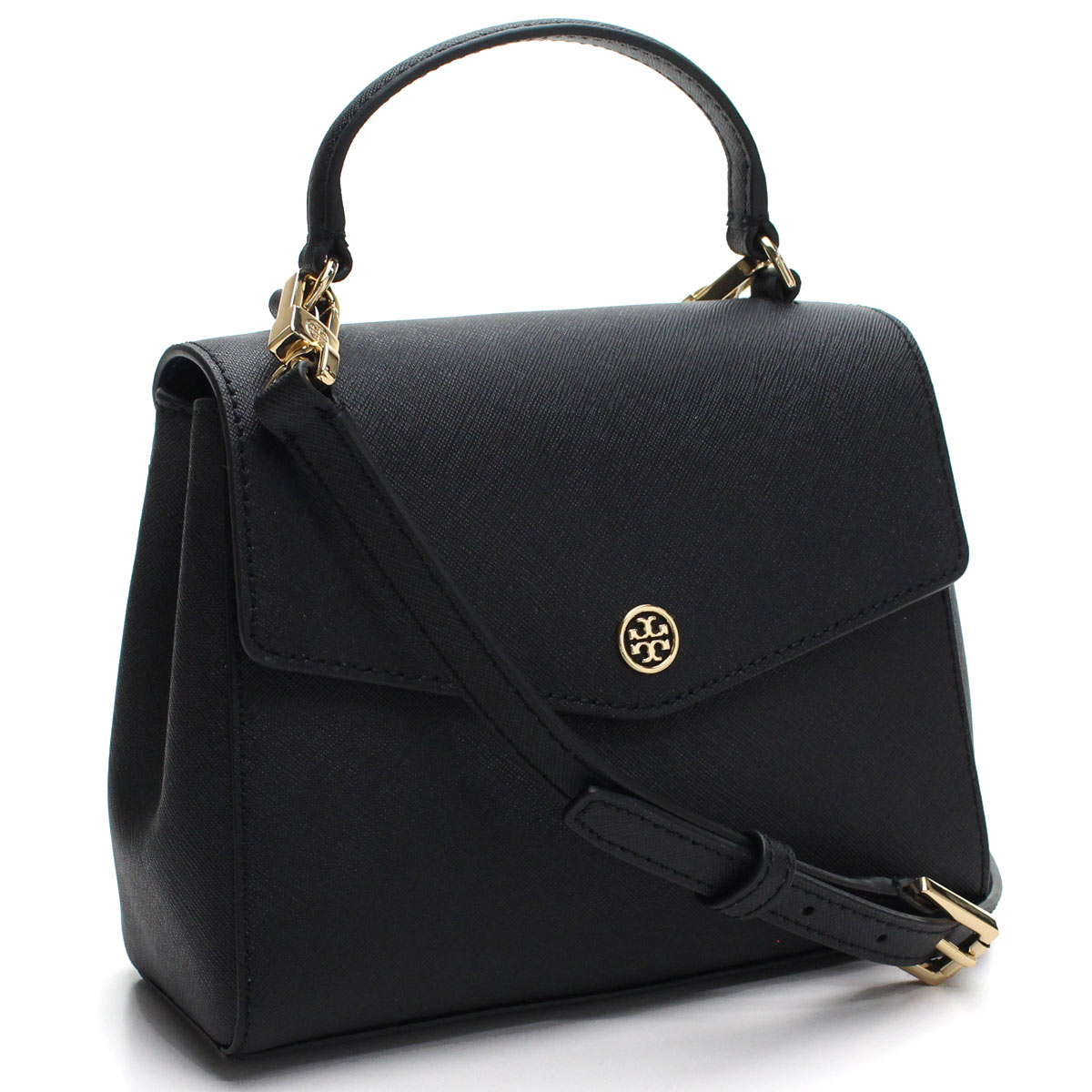 Hit The Total Brand Whole Tolly Birch Tory Burch Robinson Hit The Total Brand Whole Tolly Birch Tory Burch Robinson Handbag 49686 001 Black Rakuten Global Market