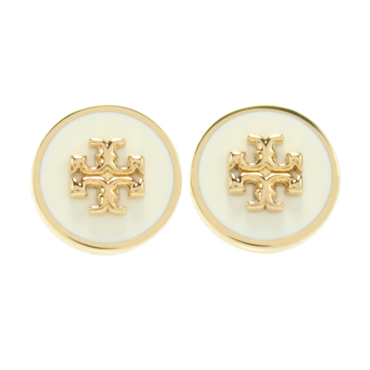 TORY BURCH キラ サクルスタットヒアス 90547 720 キラ エナメル サークルスタッズ ピアス 90547 | TORY