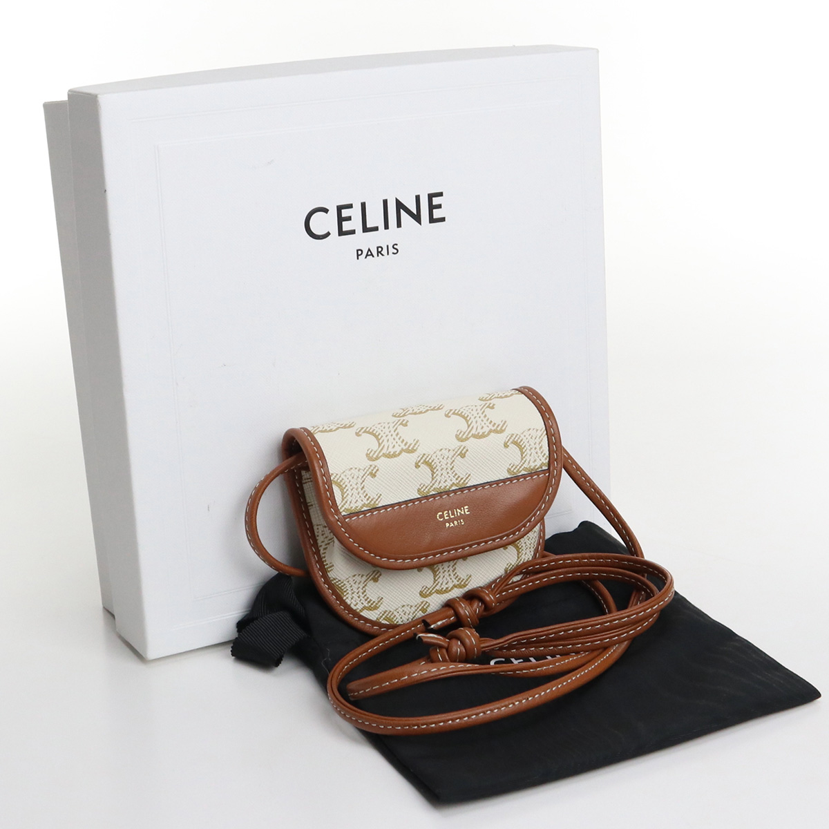 楽天市場】【中古・未使用】セリーヌ(CELINE) トリオンフコインケース