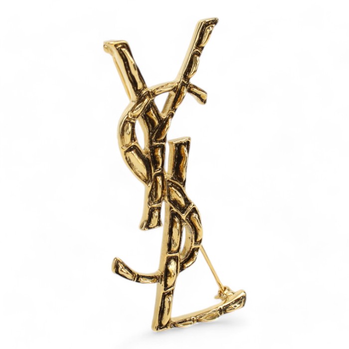 サンローラン SAINT LAURENT ブローチ 804317 Y1500 ゴールド系 ysl804317011-1.jpg