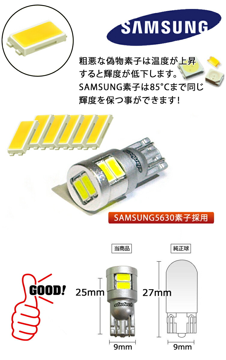 楽天市場 Ledバルブ T10 8w ウェイク ムーヴ タント ミラ ココア イース Ledバルブ ポジションランプ ナンバー灯 ルームランプ ヘッド ライト Bigkmartjapan