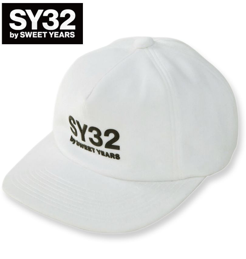 大きいサイズ メンズ SY32 by SWEET YEARS ベロア 3レイヤー キャップ ホワイト 4L/61～64cm 送料無料｜大きいサイズの専門店ビックリベロ