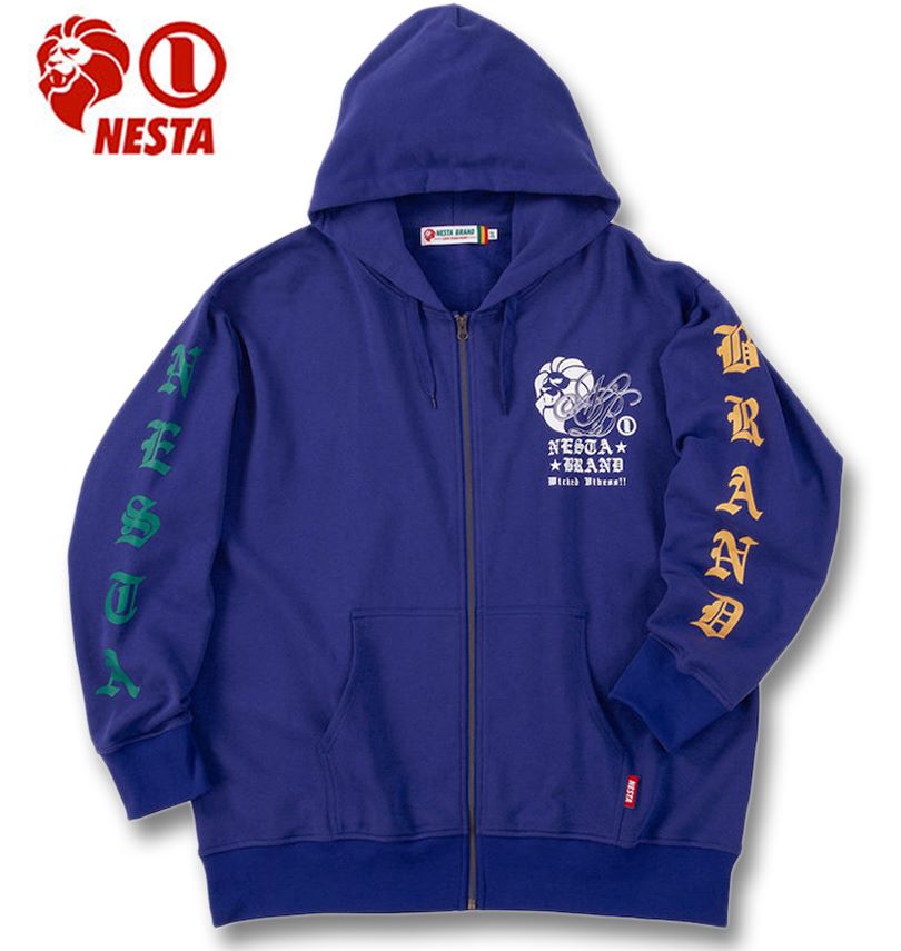 大きいサイズ メンズ NESTA BRAND 裏毛 フルジップ パーカー ロイヤルブルー 1278-5356-1 3L 4L 5L 6L 8L 楽天市場】大きいサイズ メンズ NESTA BRAND 裏毛 フルジップ パーカー
