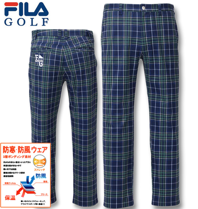 楽天市場】大きいサイズ メンズ FILA GOLF チェック柄 ボンディング