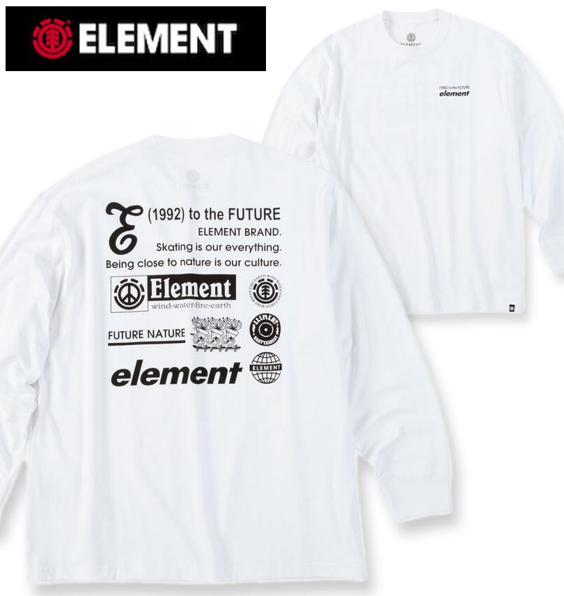 楽天市場】大きいサイズ メンズ ELEMENT NUMBER 長袖 Tシャツ ブラック