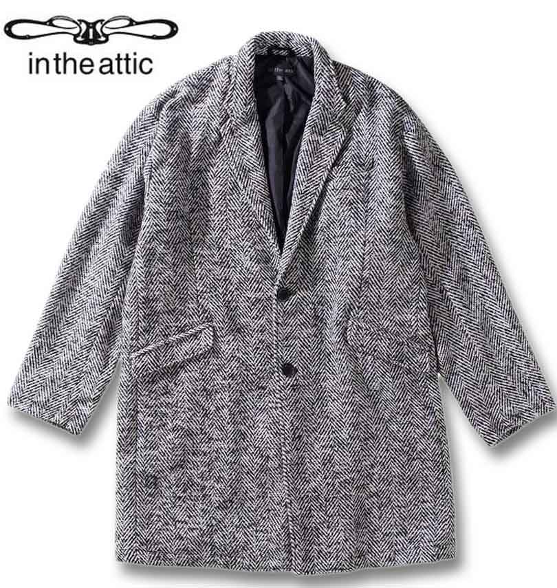 楽天市場】大きいサイズ メンズ in the attic ヘリンボーン ツイード