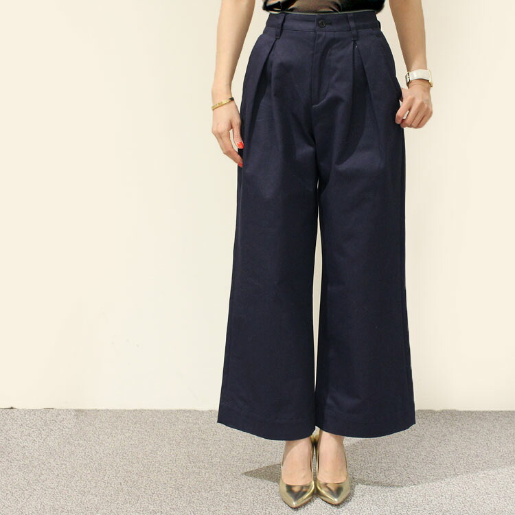 Cellar Door(セラードアー) KATE コットン タックワイドパンツ レデイース 正規品 レディース
