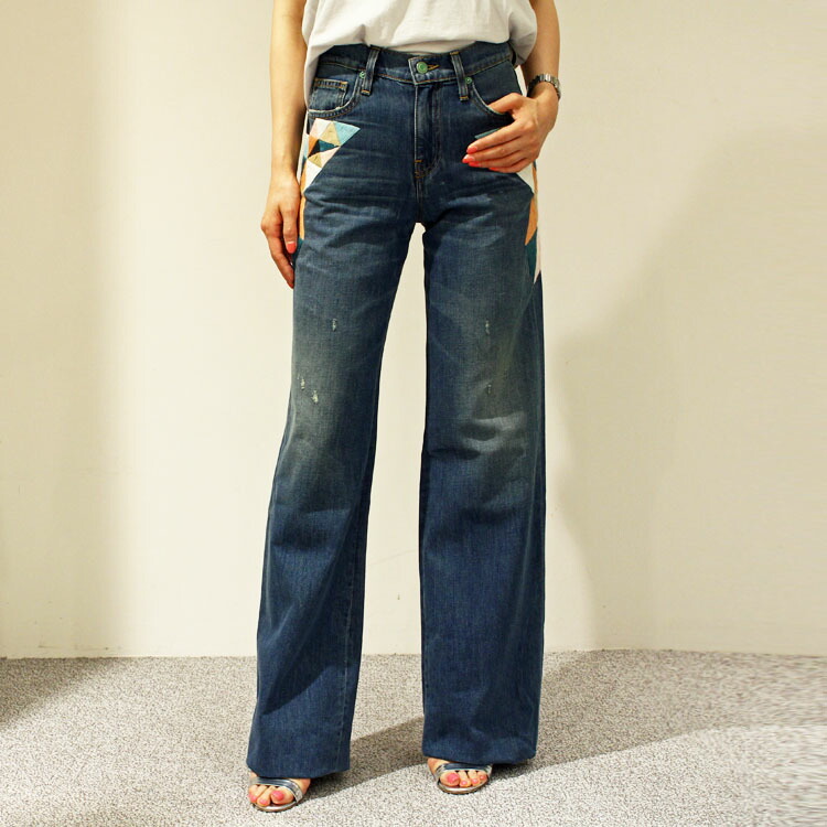 楽天市場 Sandrine Rose サンドリン ローズ Sr ウォッシュド バギーデニムレディース 正規品 Biglietteria