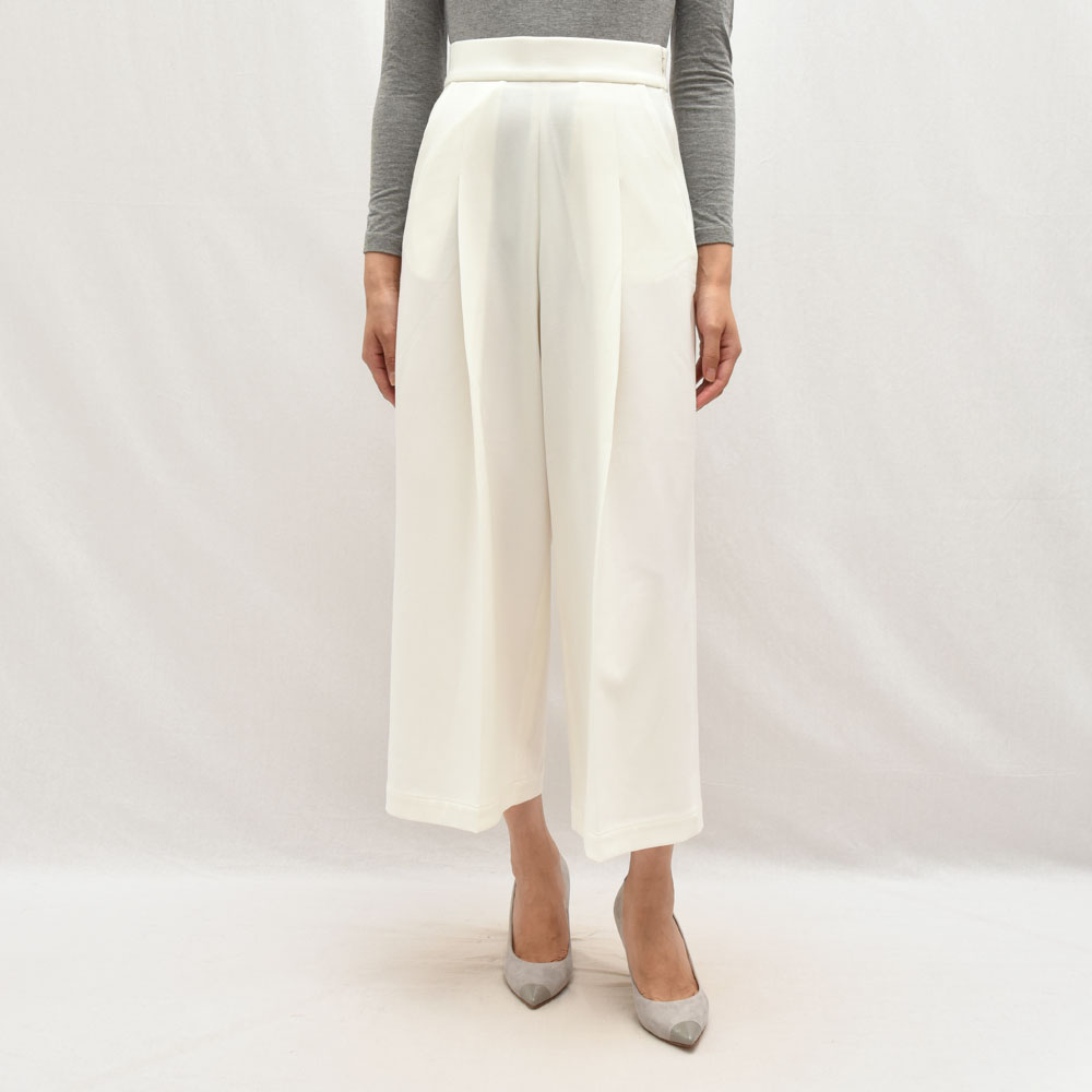 人気ブランドを 楽天市場 Cellar Door セラードアー Asia 1タック クロップドワイドパンツ 正規品 レディース Biglietteria 数量限定 Monik Fi