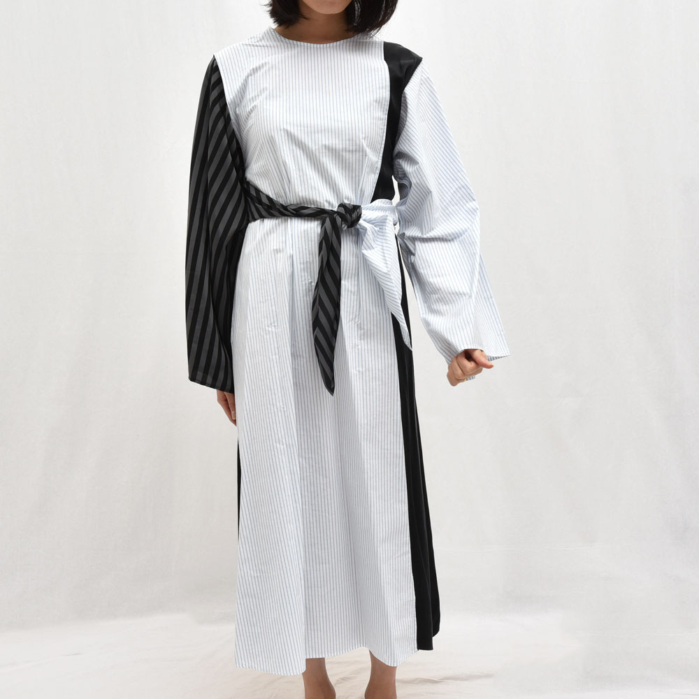 全国一律送料無料 あす楽 Margiela エムエム6 切り替えロングワンピースレディース レディース Margiela エムエム6 Mm6 マルジェラ S32ct0962 正規品 メゾン 切り替えロングワンピースレディース 正規品 Biglietteria インポートセレクトショップ