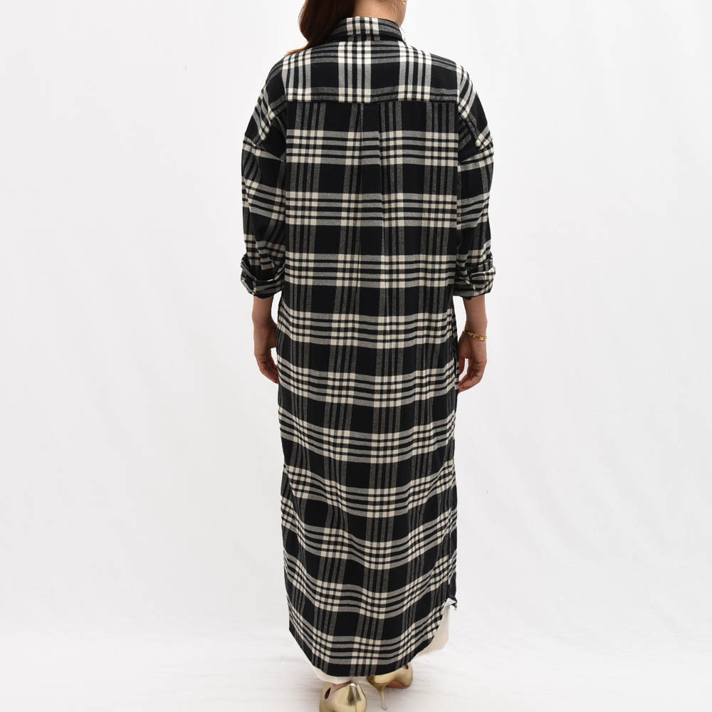 安いそれに目立つ Finamore フィナモレ 045 Cristina チェックシャツワンピース 正規品 レディース 正規品 Gmsaz Com