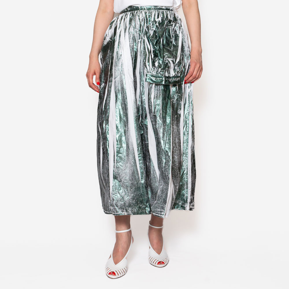 【S50】MM6 MAISON MARGIELA(メゾン マルジェラ)S62MA0074 ペイント ギャザースカート レディース 正規品|biglietteria