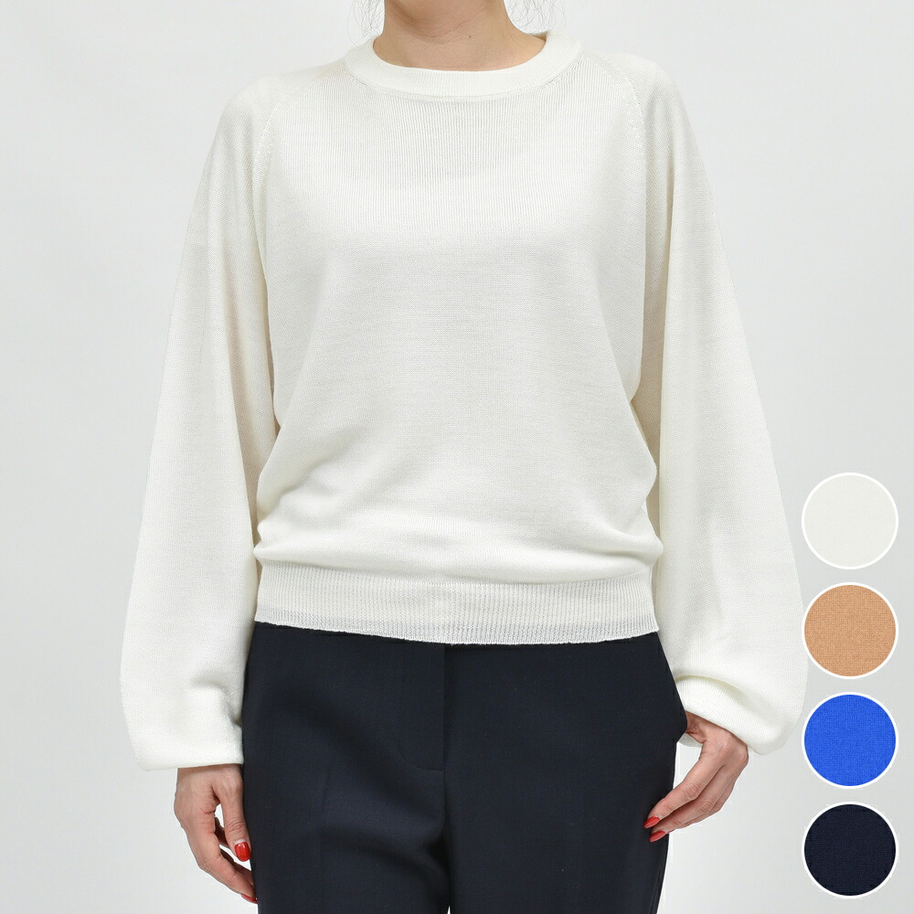 SCAGLIONE(スカリオーネ) DNM084 ウールクルーネックニット 26042004054