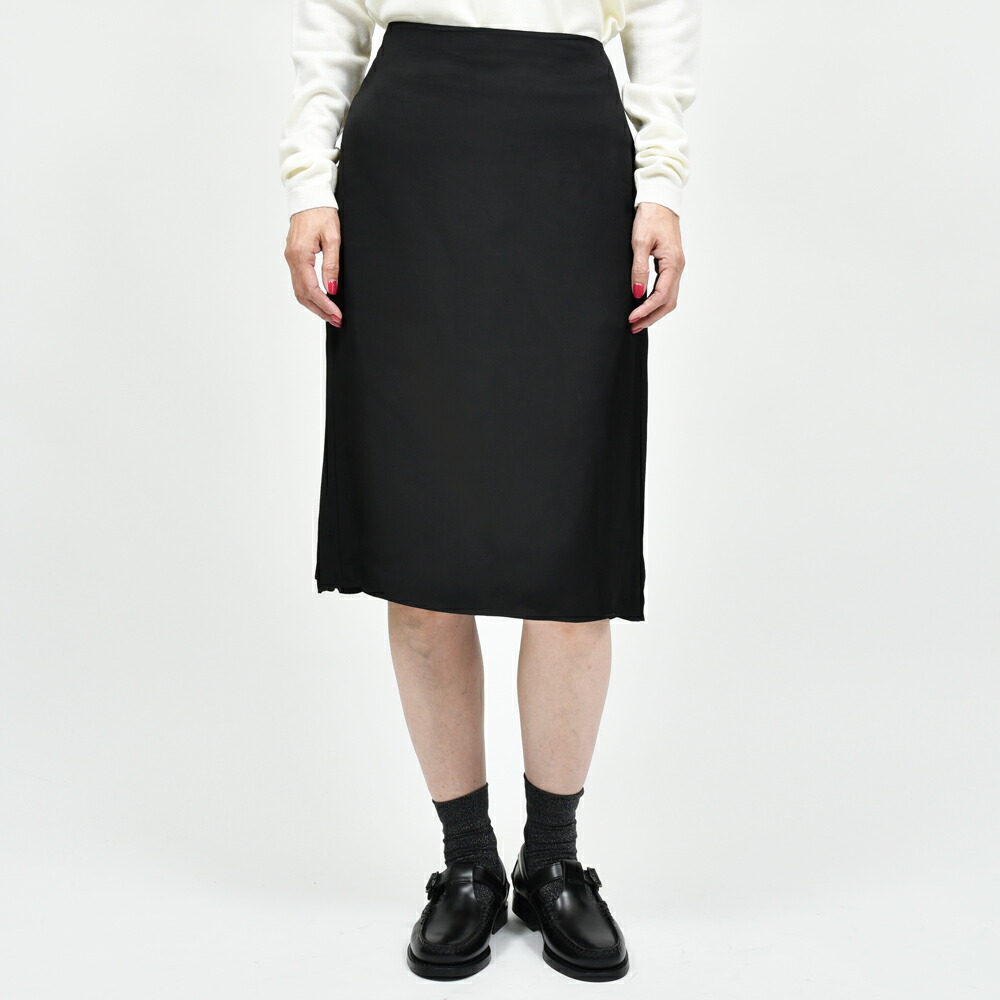 マルニ　フレアースカート　38 マルニ MARNI フレアスカート ロング リネン混 ストレッチ 38