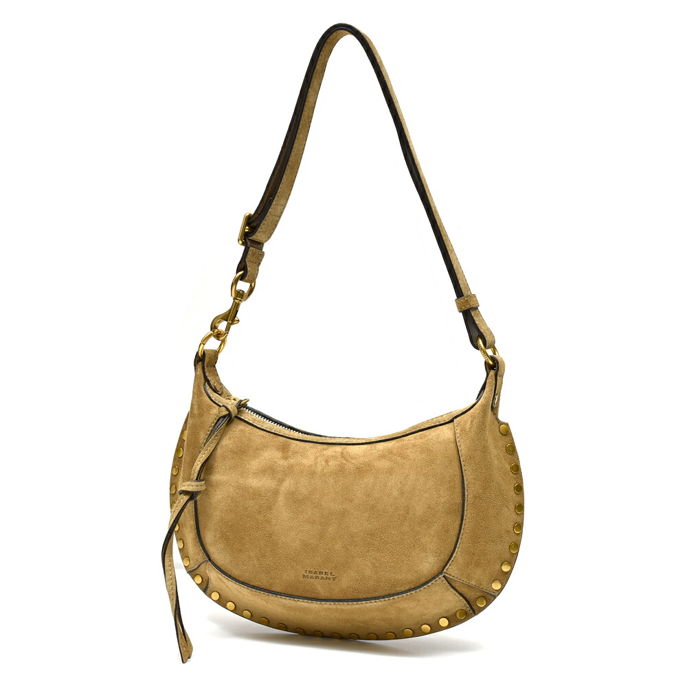 ISABEL MARANT(イザベル マラン) OSKAN MOON カーフスエードレザーショルダーバッグ 28452000112