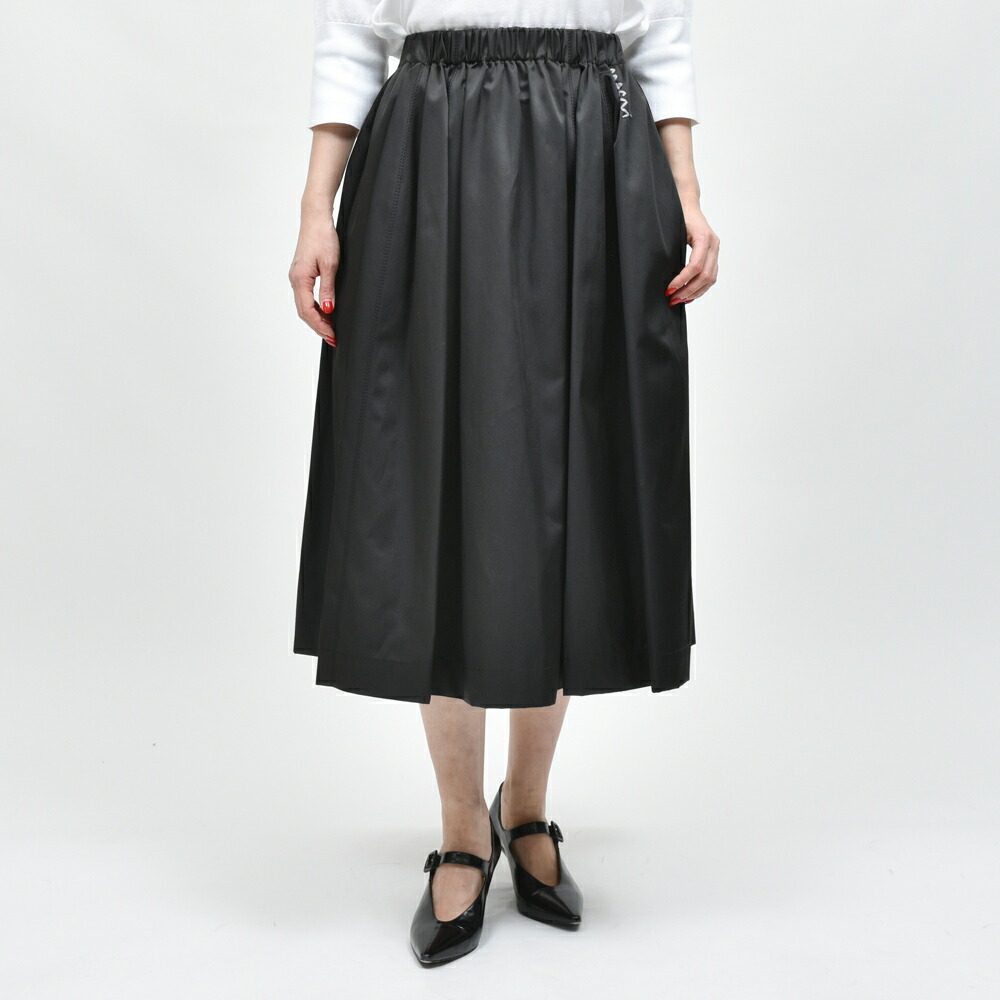 【S30】MARNI(マルニ)GOMA0459S3/UTP749WR ポリコットンタフタワイドスカート 23251000138|biglietteria