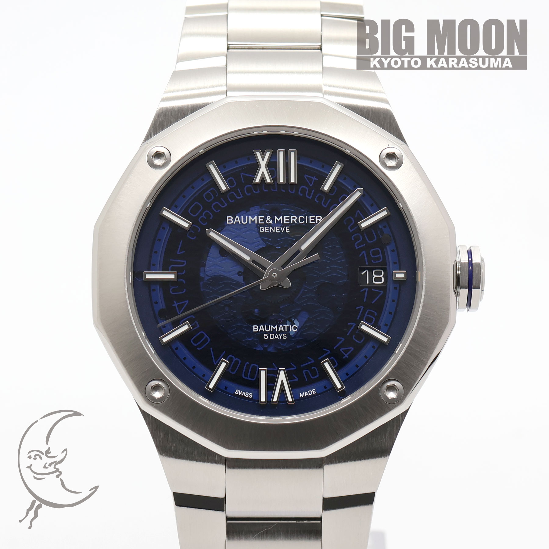 【中古】BAUME&MERCIER ボーム&メルシエ リビエラ ボーマティック M0A10616|BIGMOON京都店