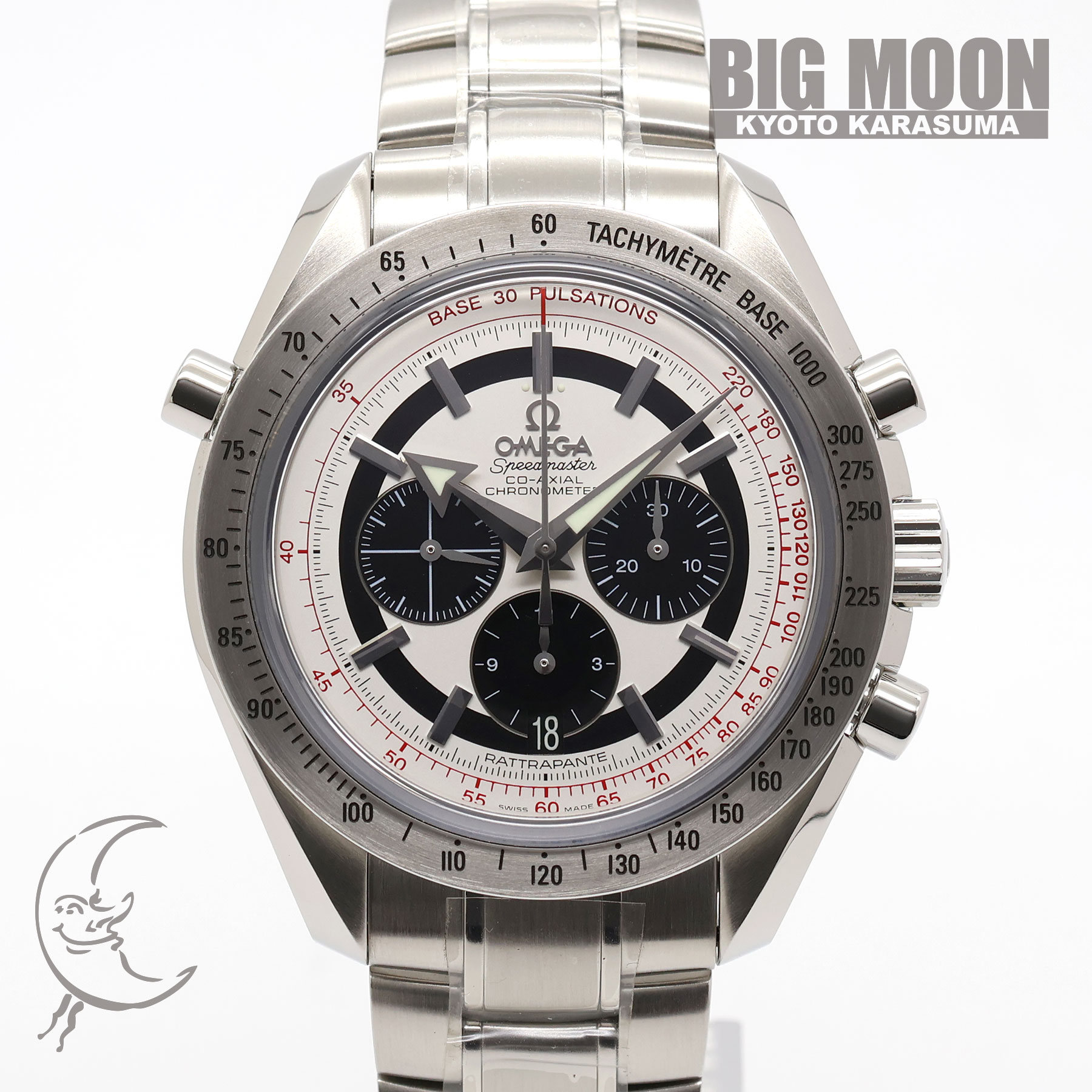 【中古】OMEGA　オメガ　スピードマスター ブロードアロー ラトラパンテ コーアクシャルクロノメーター 44.25ｍｍ　3582.31.00