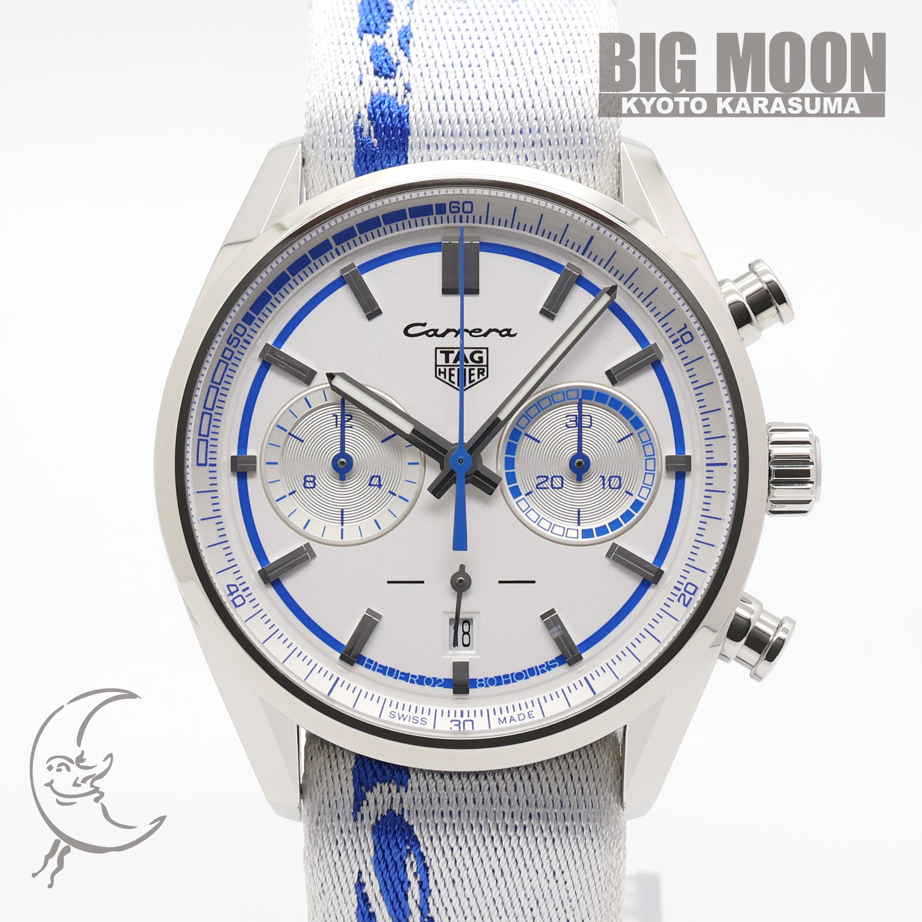 【中古】TAG HEUER　タグホイヤー　カレラ クロノグラフ × ポルシェRS2.7　”ポルシェ911 カレラ RS 2.7″ 50周年記念　42mm　世界限定500本　CBN2016.EB0275