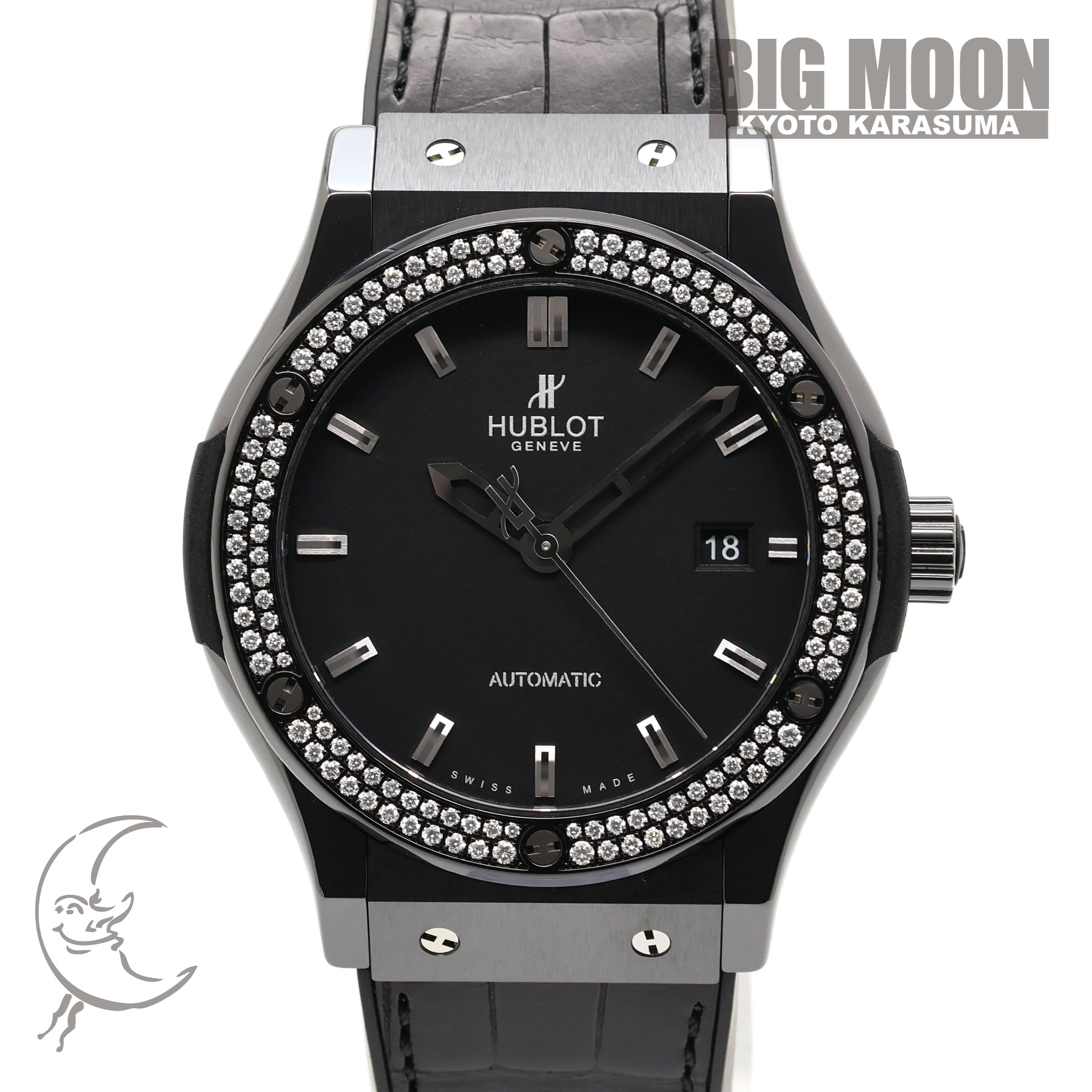 【中古】HUBLOT　ウブロ　クラシック・フュージョン ブラックマジック セラミック　42mm　542.CM.1170.LR.1104｜BIGMOON京都店
