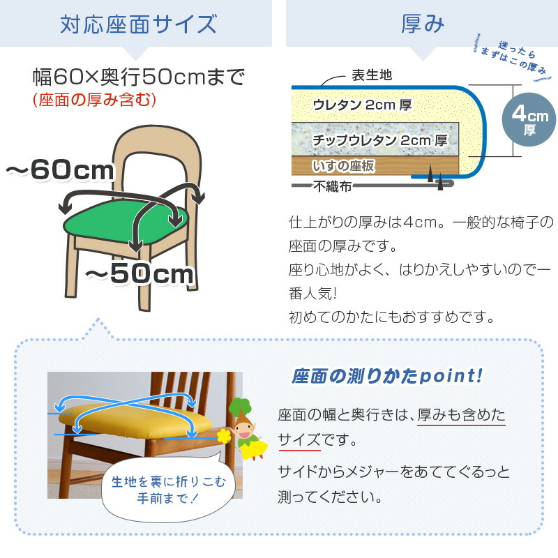 椅子の張替えセット