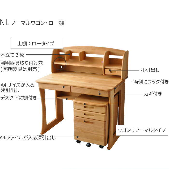 ノーマルワゴン ロー棚 旧クオーレ 学習机 家具 Nl 食器棚 オイル仕上げ デスクセット 学習机 プルッケ アルダー材 天然木 デスク 日本製 勉強 机 ナチュラル ヒノキ 国産 テレワーク リモートワーク 02ss 家具と雑貨 Bigmories 開梱設置便 アルダー天然木 オイル