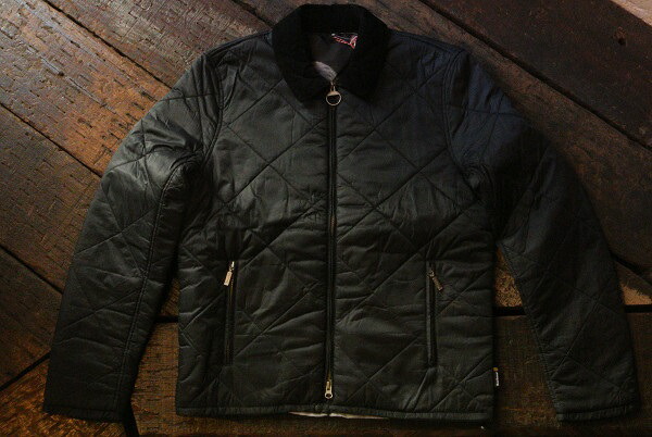★Barbour　バブアー★ SteveMcQueenCollection HILSON Quilted Jacket LIMITED EDITION スティーブマックイーン限定!コレクション キルティングライダースジャケット ７５周年記念限定モデル 【国内正規品】 BLACK