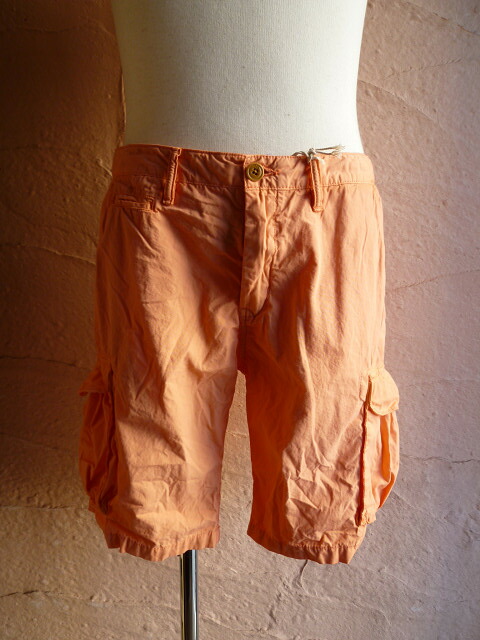 ★SCOTCH&SODAスコッチアンドソーダ★Herren Shorts Basic poplin cargo SC81120-41カーゴポプリンショートパンツORANGE(18)｜BIG SHOT