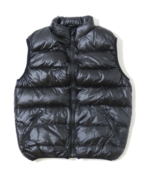 ★TRAIL BUM トレイルバム★ 【TRAIL BUM】 X 【NANGA】TOASTY DOWN VEST 【トレイルバム】 X 【ナンガ】トースティ ダウンベスト BLACK