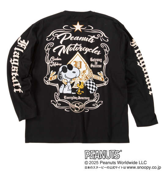 スヌーピーコラボ長袖プルオーバー FLAGSTAFF×PEANUTS