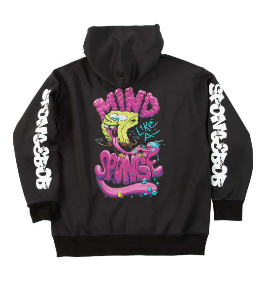 \お買い物マラソン開催中/ダンボールニットプリントフルジップパーカー SPONGEBOB|Bigsizeselectshop-avanty