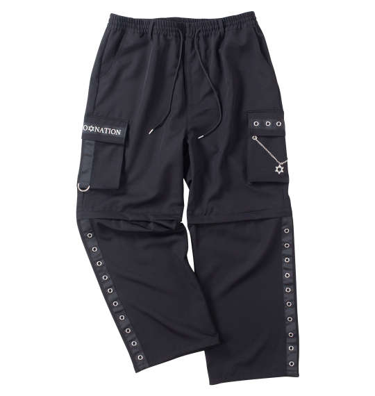 気が大きい大きさ メンズ ズボン 脱着ハトメカーゴパンツ 黒いこと PSYCHO NATION サイコネーション 3L 4L 5L 6L 1274-4335 多役立つこと青写真 心地よい 流行り物 成年者 今めかしい 運動競技 通気性 好いたらしい 防風 アウトドア