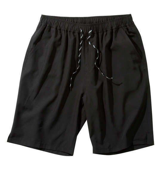 大きい メンズ NO-PANTS STYLE DRYストレッチショーツ RealBvoice  4L 5L 6L カラーブラック 1274-5535- 大きいパンツ 夏用 涼しい 快適 スポーツ アウトドア シンプル 柔らかい 速乾 通気性 伸縮