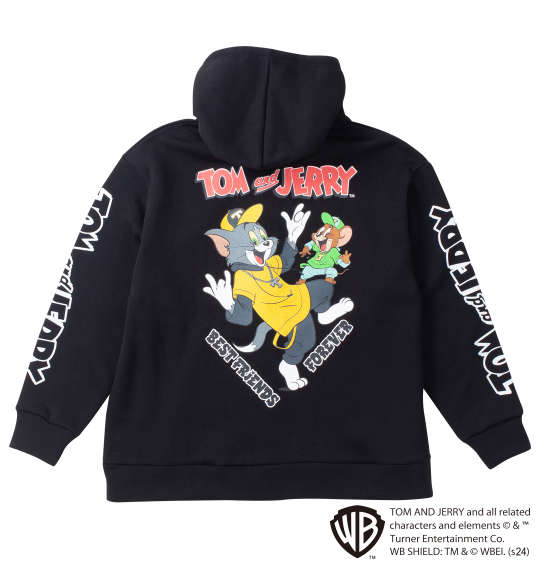 \お買い物マラソン開催中/大きい メンズ ニットフリースプリントフルジップパーカー TOM and JERRY 3L 4L 5L 6L 7L 8L カラーブラック1278-4636- ファッション おしゃれ 冬服 防寒 カジュアル ルームウェア スポーツウェア アウトドア|Bigsizeselectshop-avanty