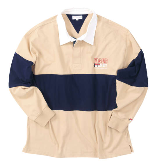楽天市場】大きいサイズ メンズ H by FIGER 切替 長袖 ラガー